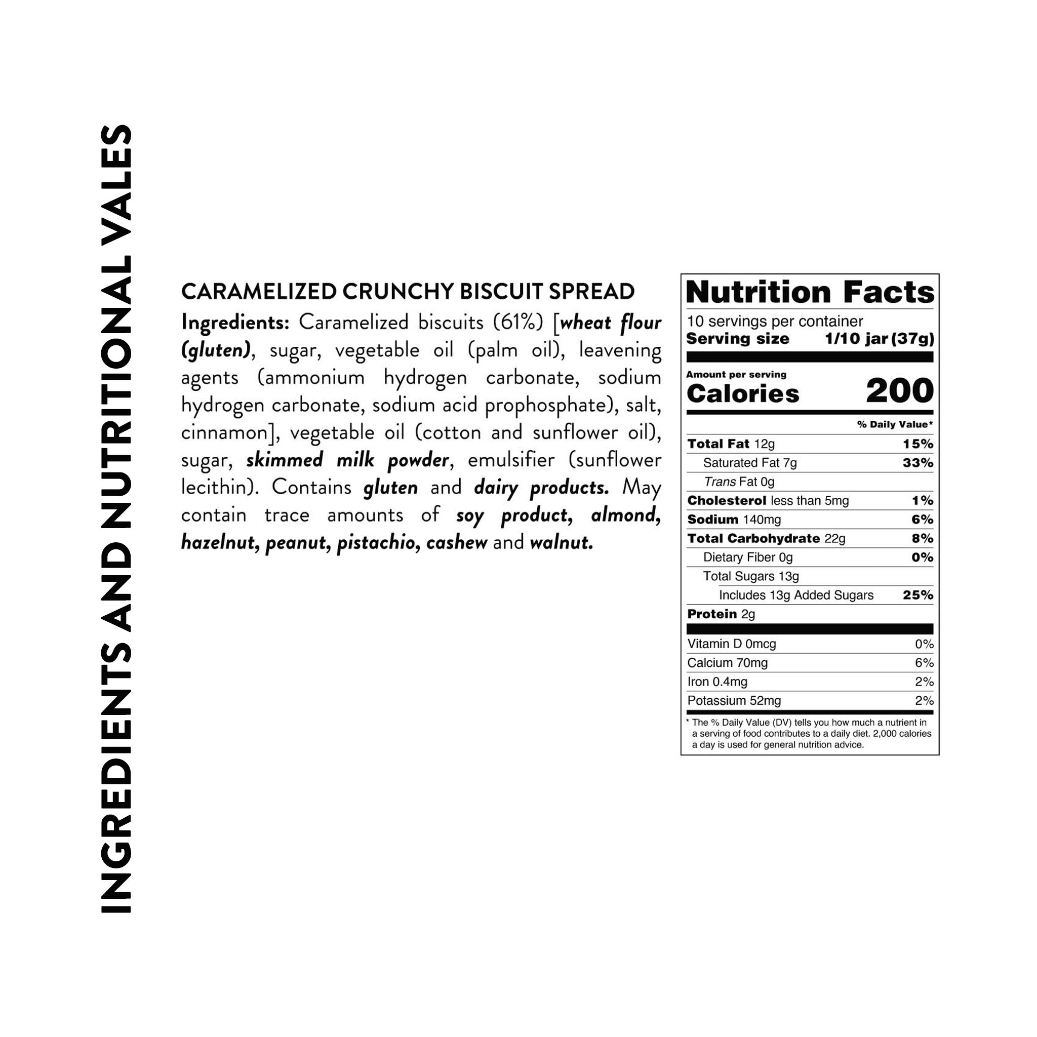 Caramelized Biscuit Spread Crunchy