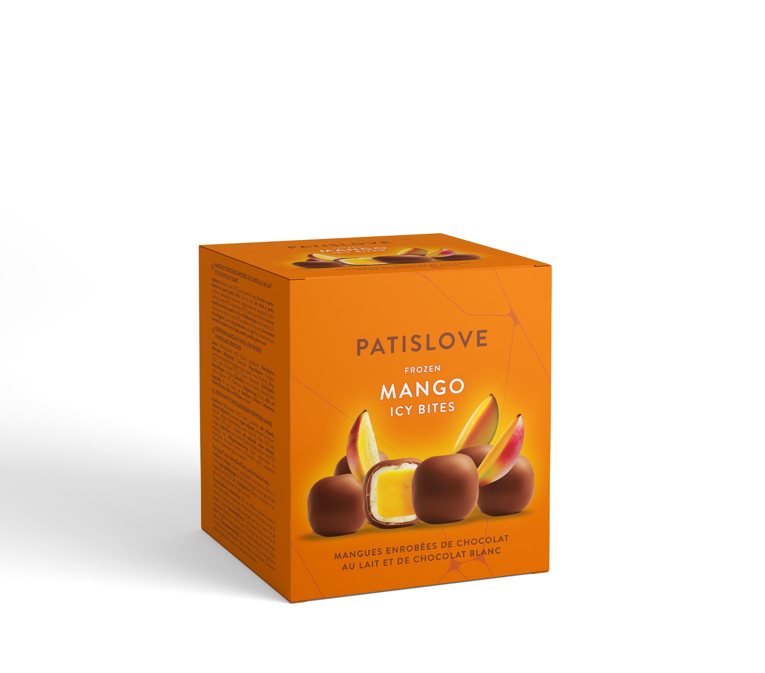 Frozen Mango Icy Bites – Milk & White Chocolate Coated