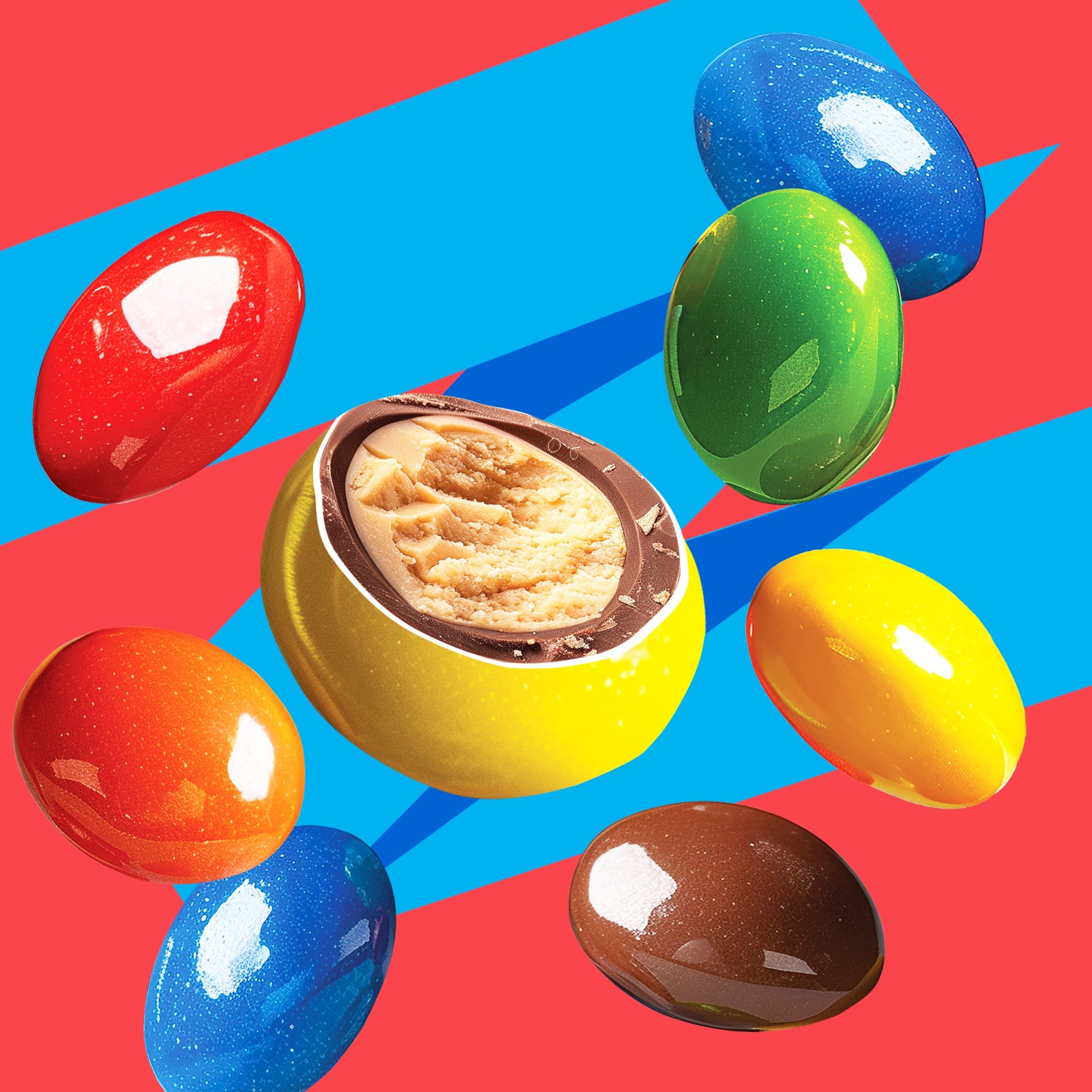 Dragee de Mantequilla de Cacahuete de Patislove – Cubierto de Chocolate con Leche y Azúcar