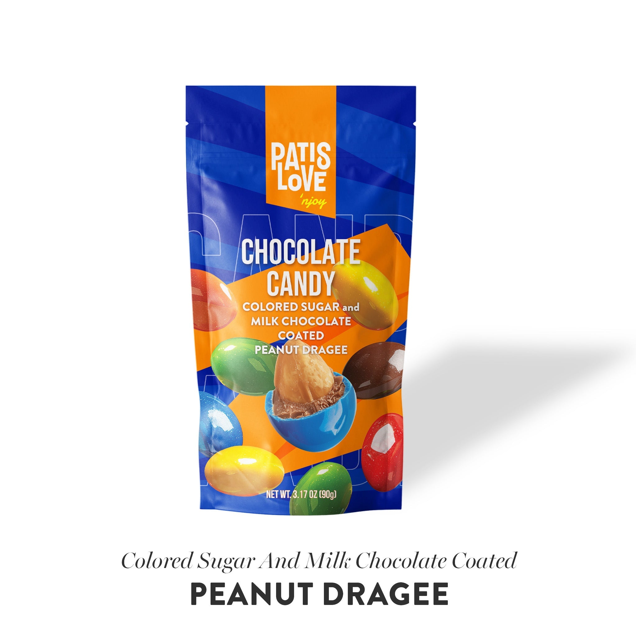 Dragee di arachidi Patislove – Cioccolato al latte & guscio di zucchero