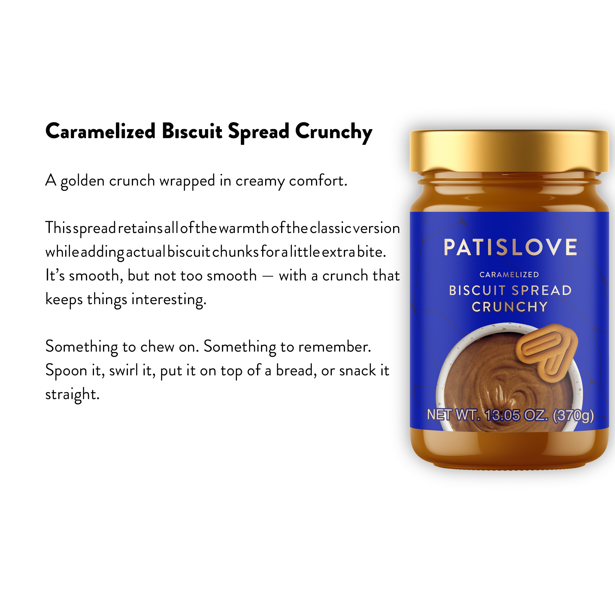 Caramelized Biscuit Spread Crunchy