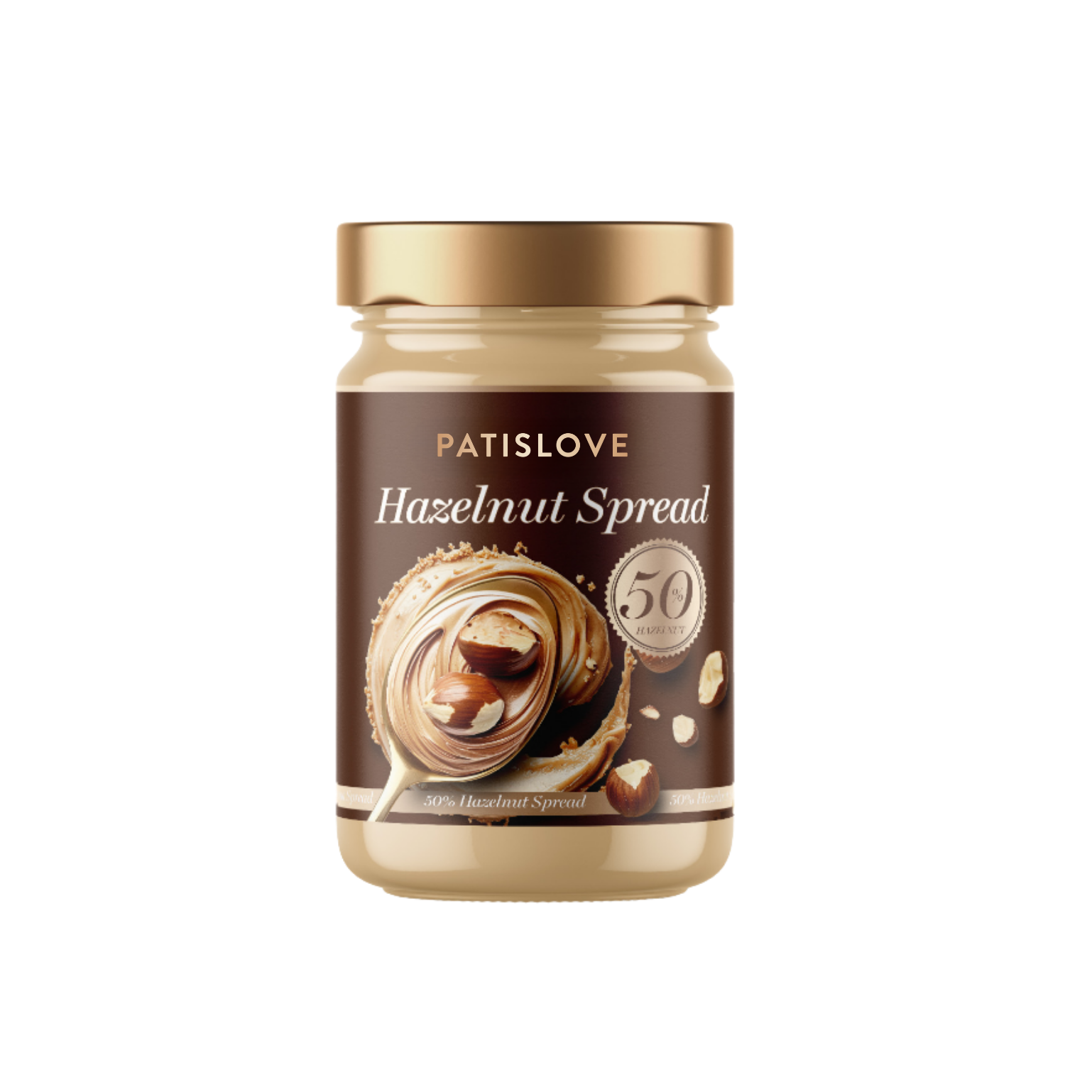 Patislove Pure Hazelnut Spread – 50% Hazelnut