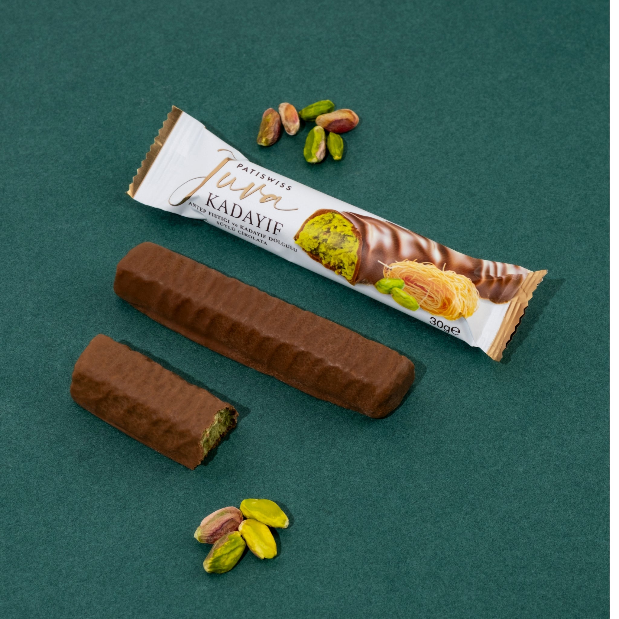 Pistachio & Kadayif Milk Chocolate, 30G