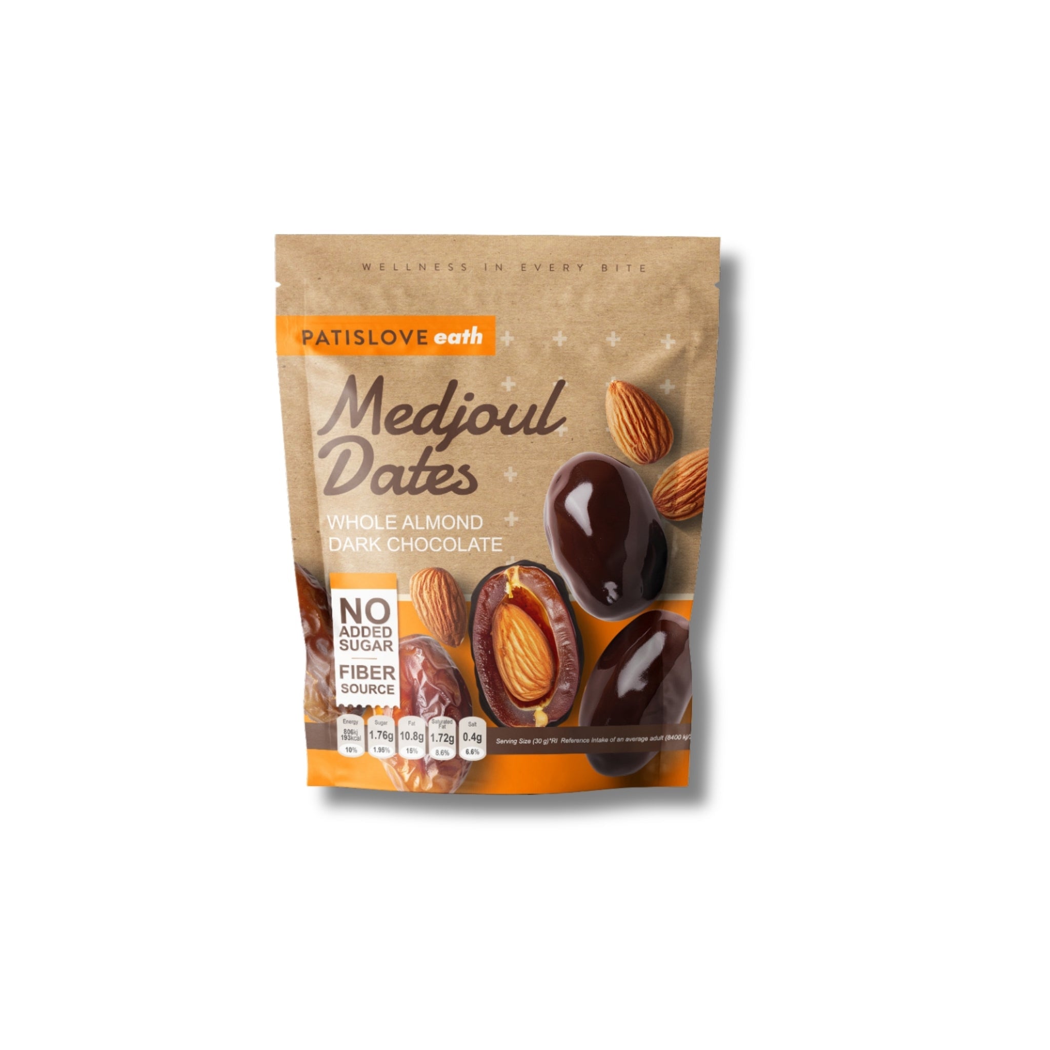 Medjool Dates with Whole Almond & Dark Chocolate – Family Pack