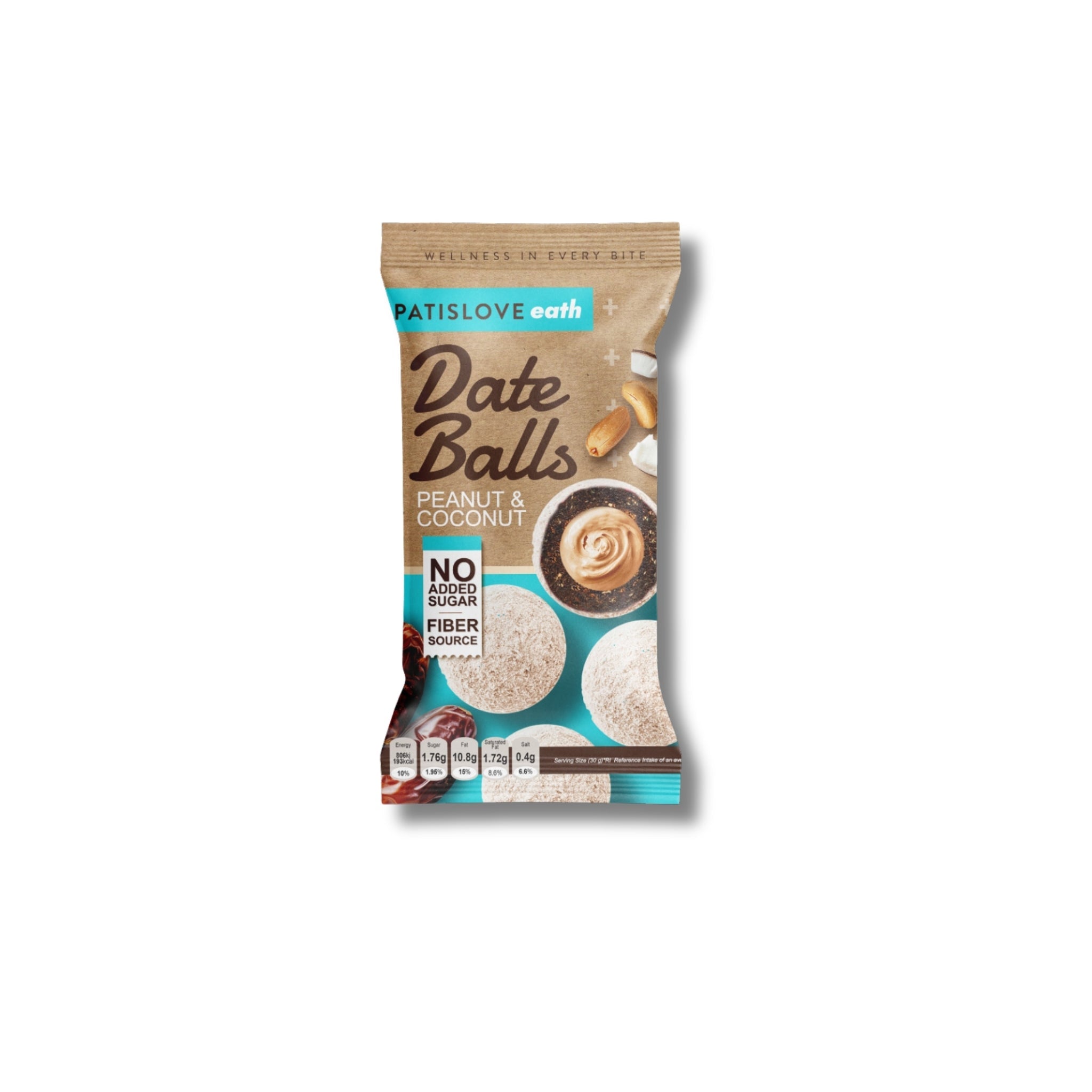 Peanut & Coconut Date Balls – Single Pack