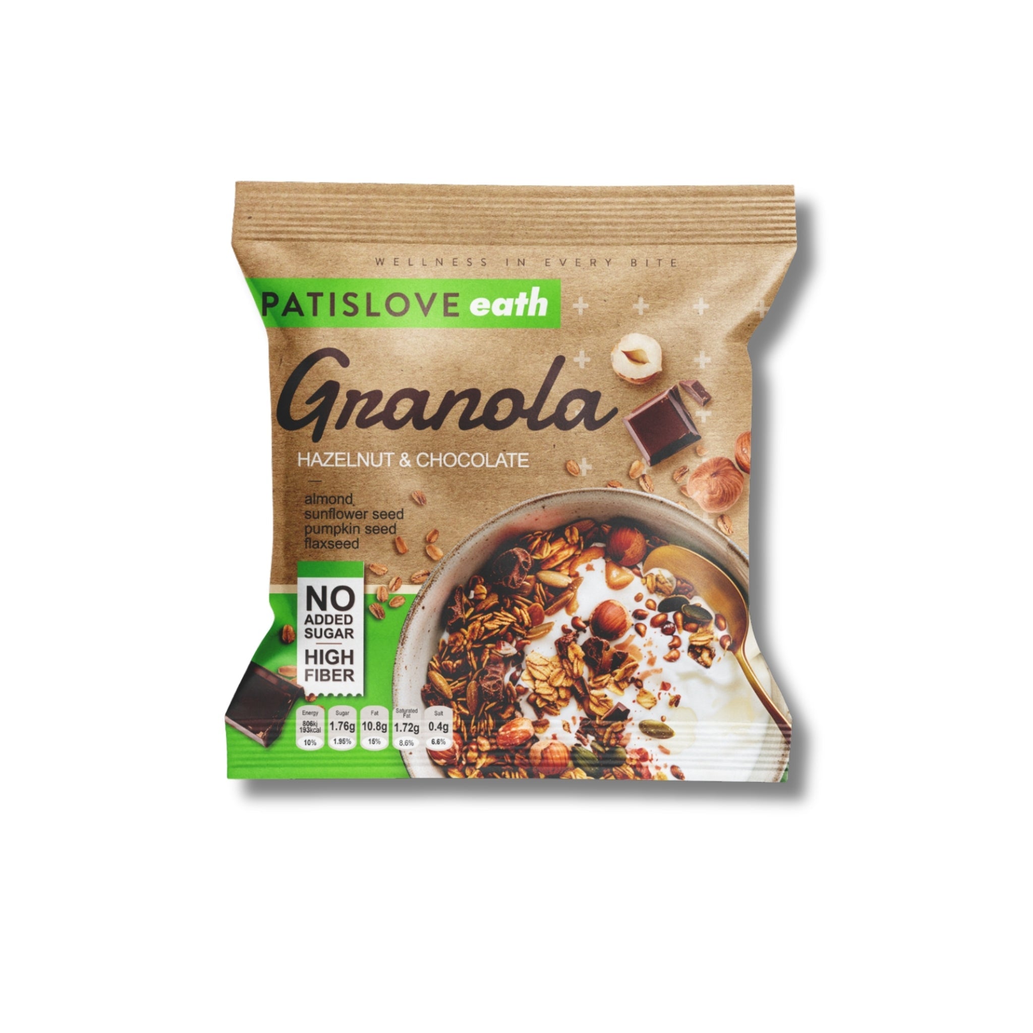 Hazelnut & Chocolate Granola – Single Serve Pack