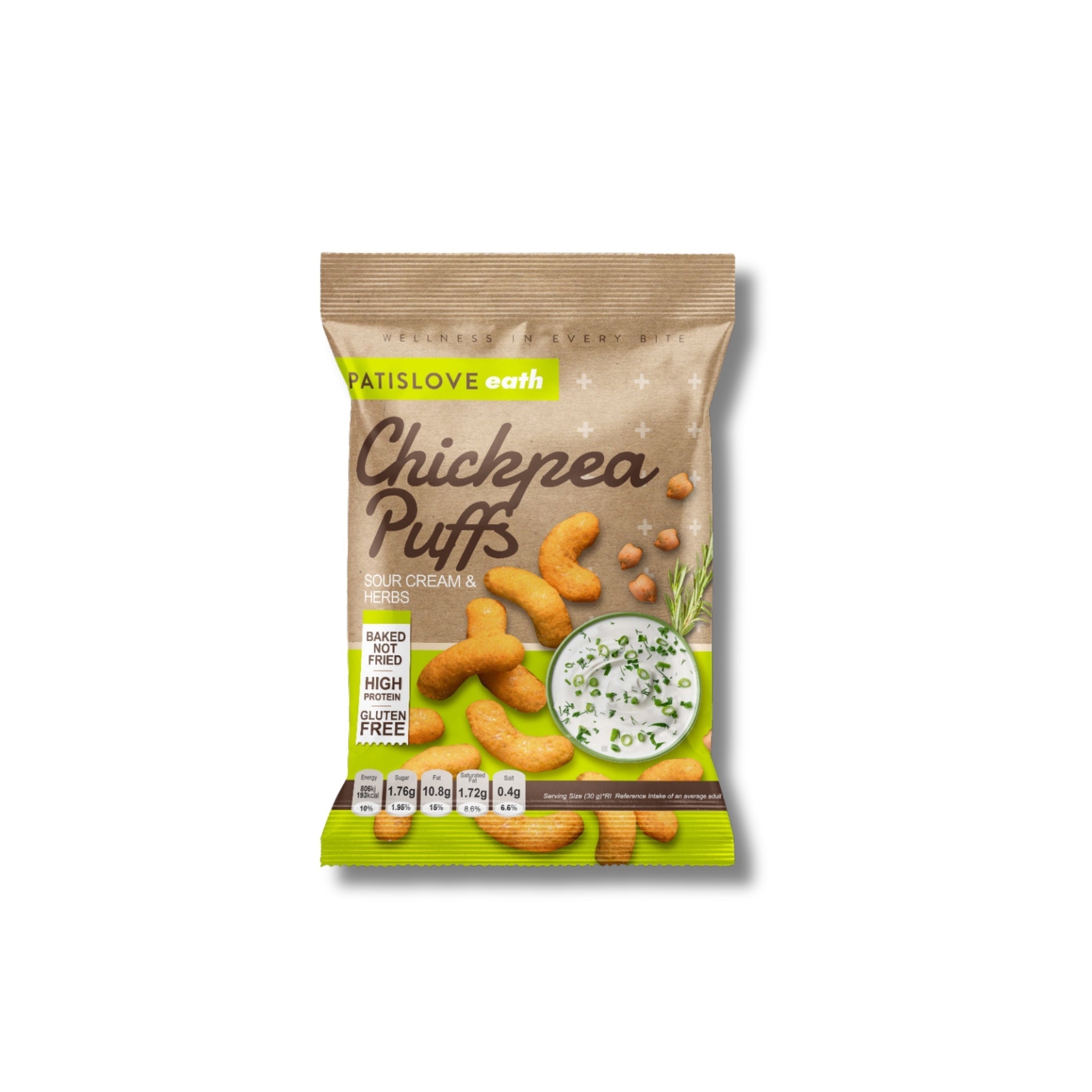 Chickpea Puffs – Sour Cream & Herbs