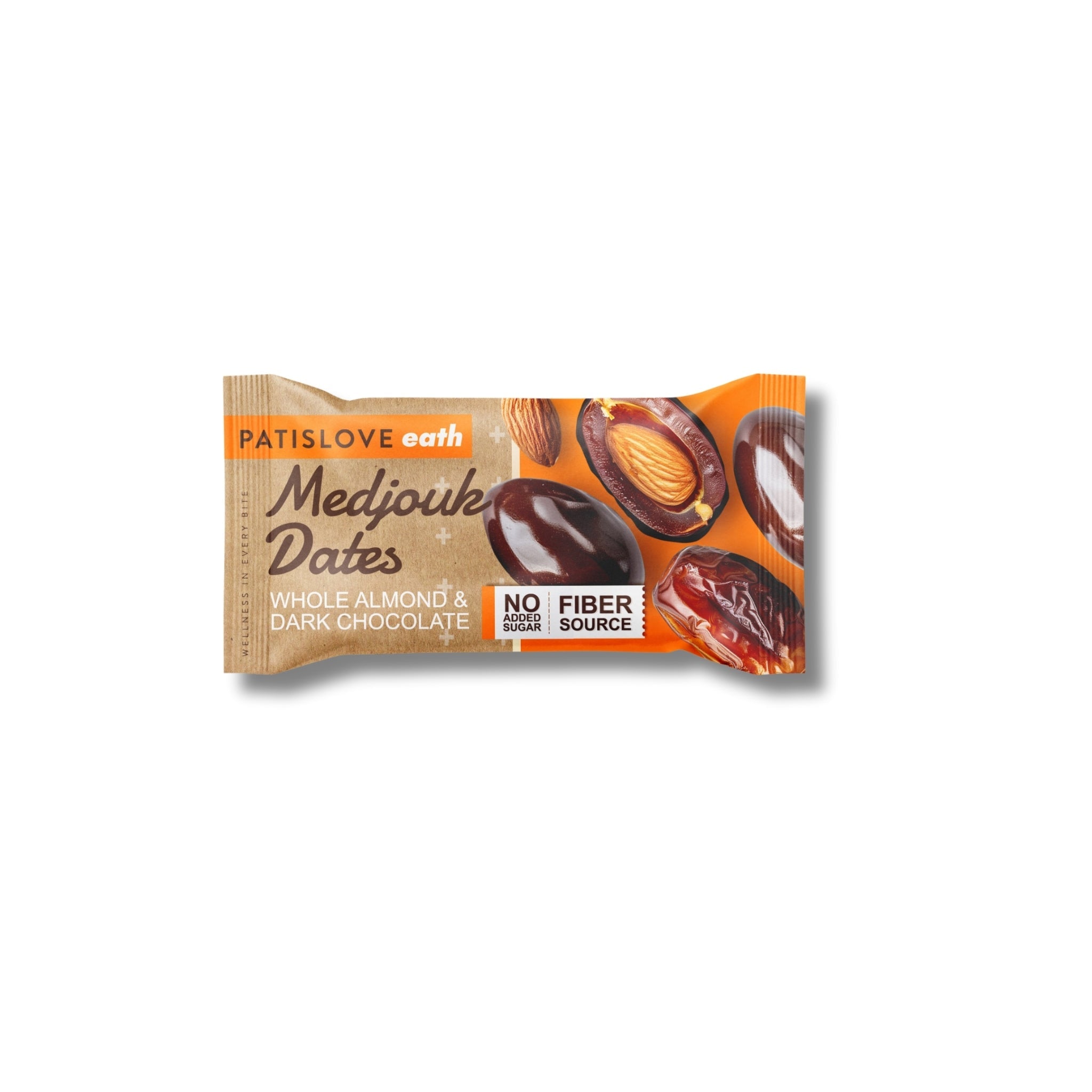 Medjool Dates with Whole Almond & Dark Chocolate