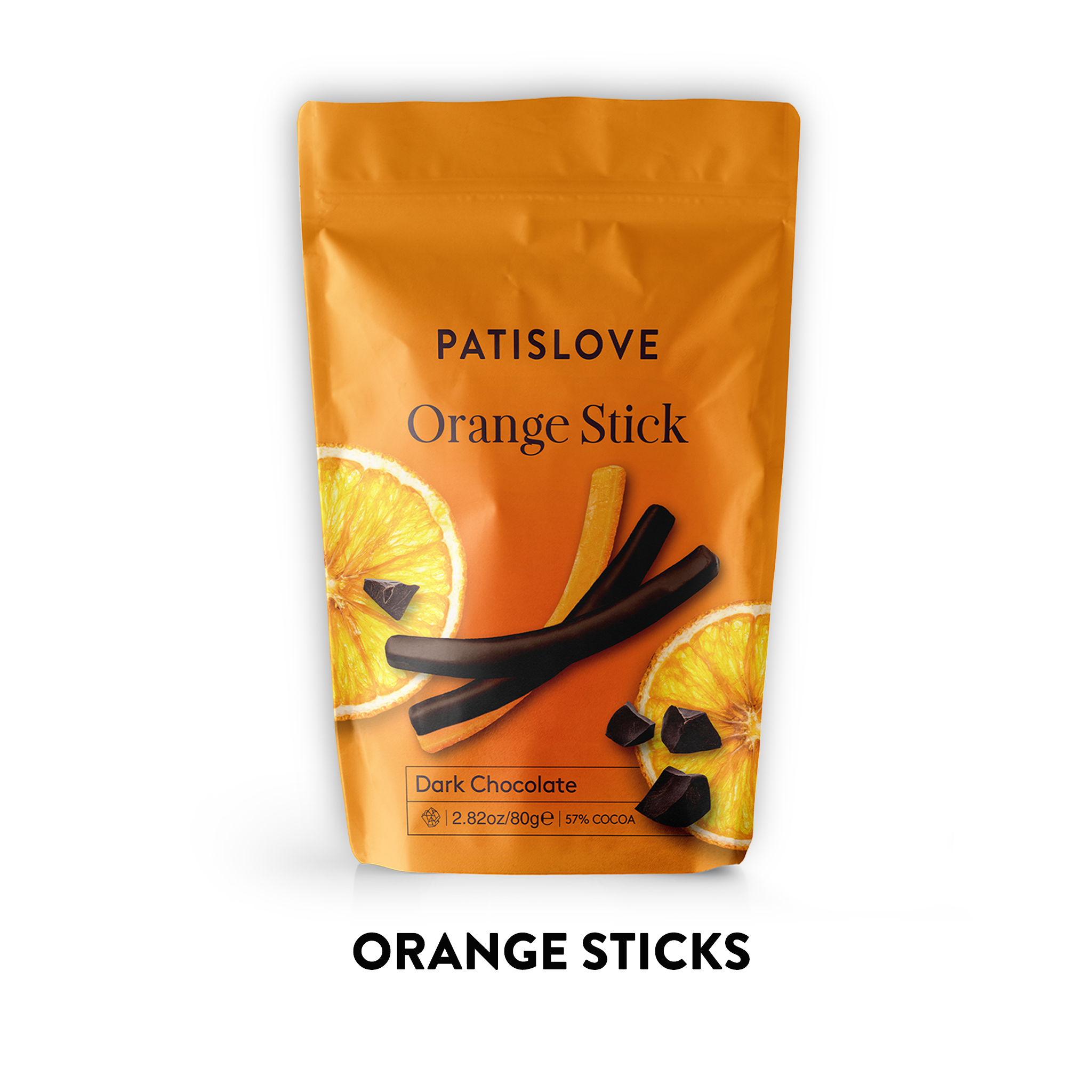 Gorzka Czekolada Orange Stick, 80 g