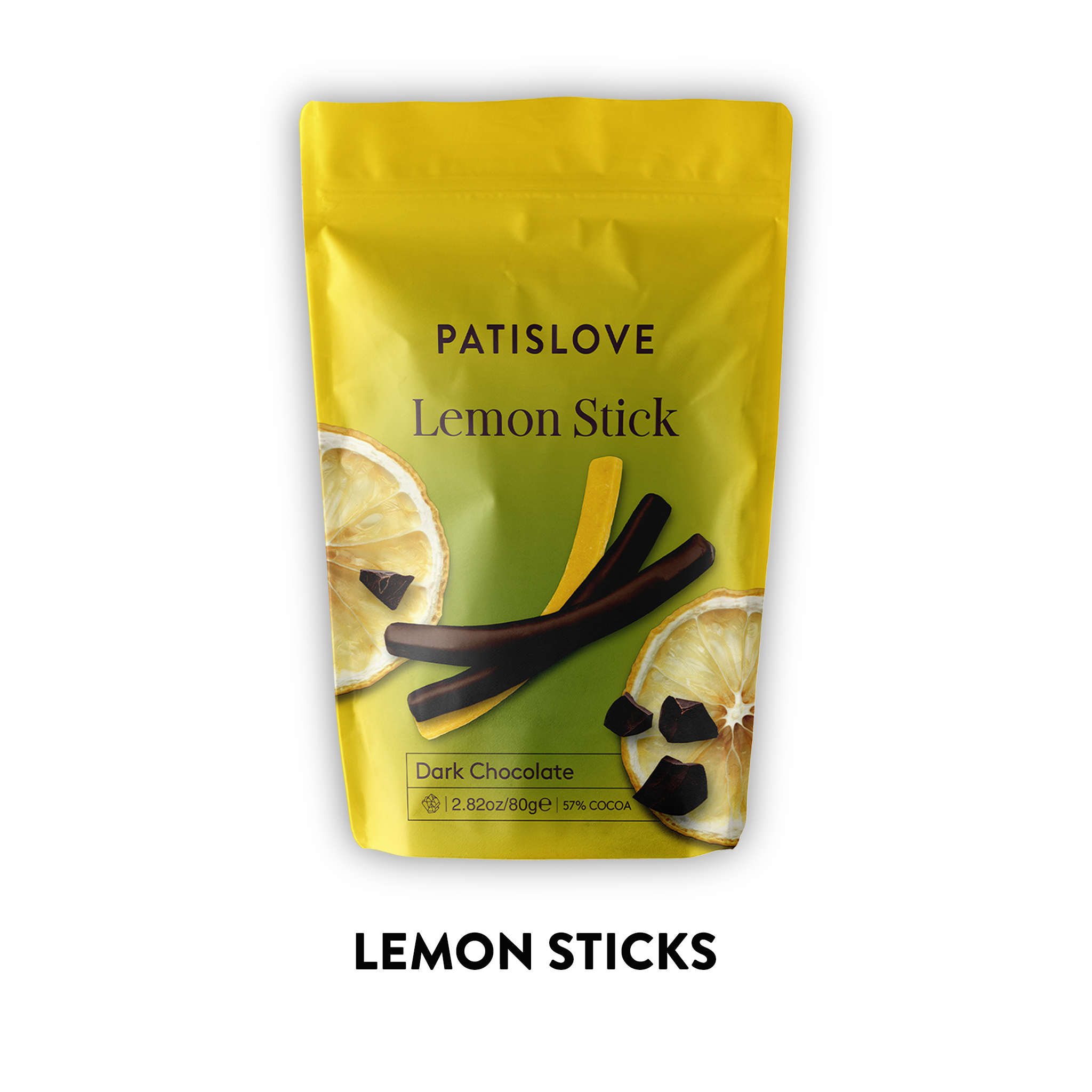 Dark Chocolate Lemon Stick, 80G
