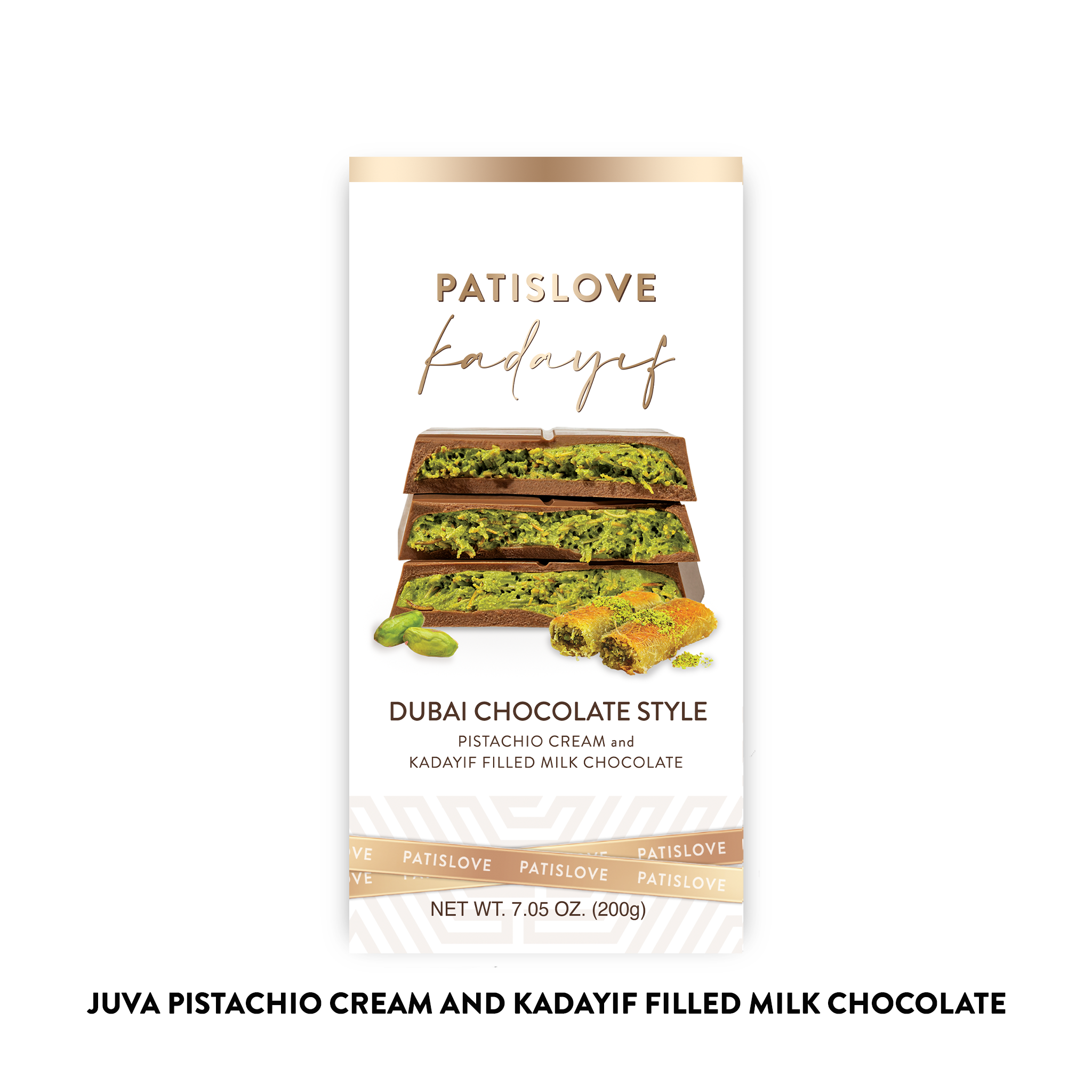 Pistachio Crunch Bar – Dubai Style, 200G