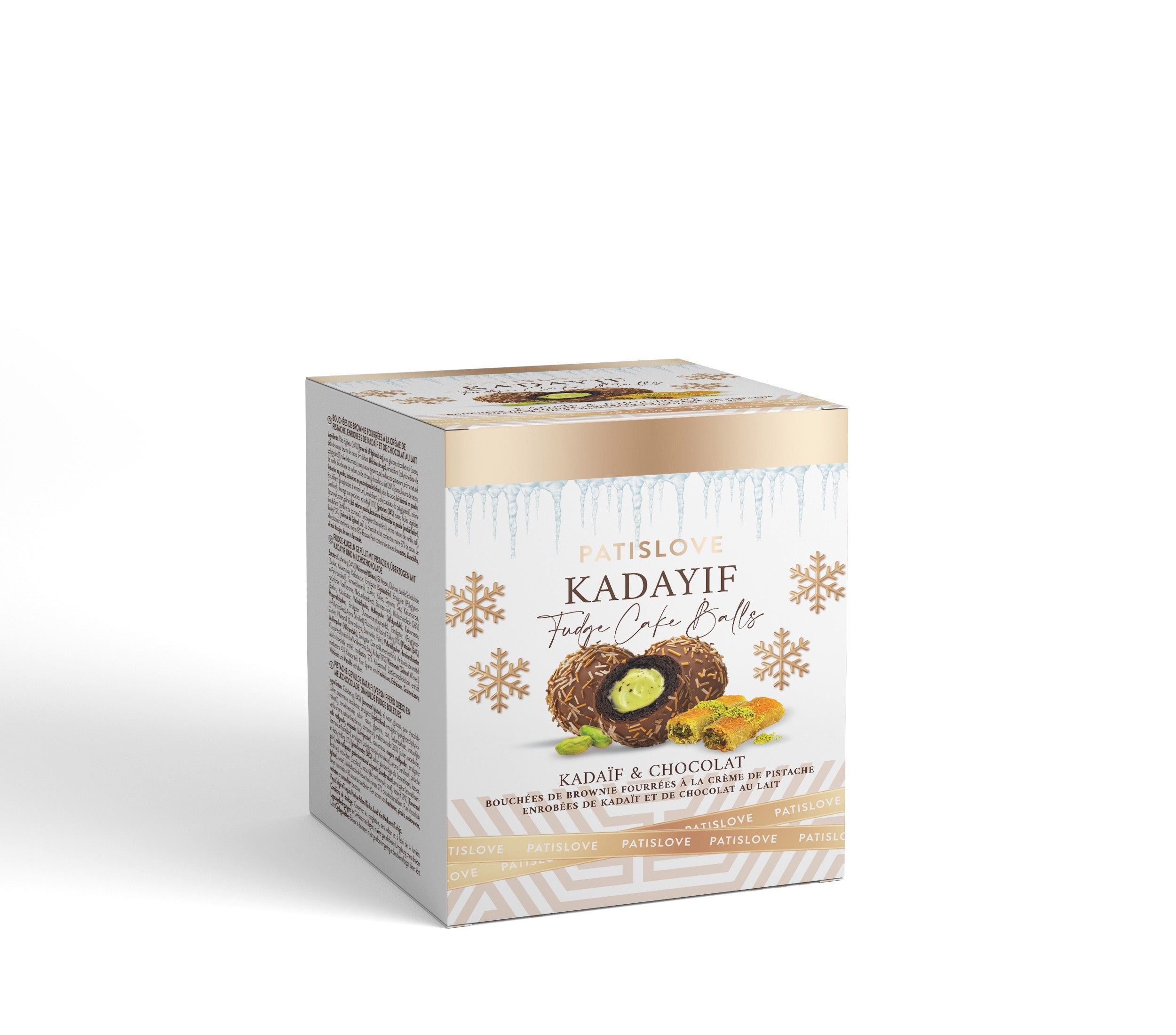 Kadayif Fudge Cake Balls – Pistachio & Chocolate