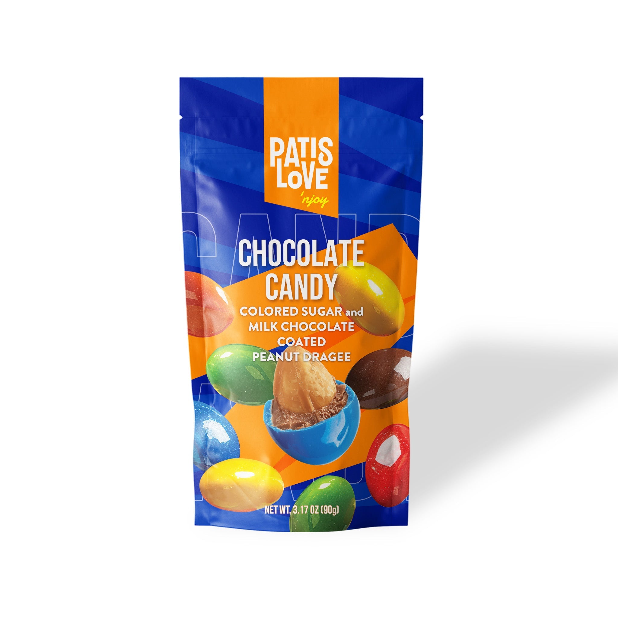 Patislove Peanut Dragee – Milk Chocolate & Sugar Coated