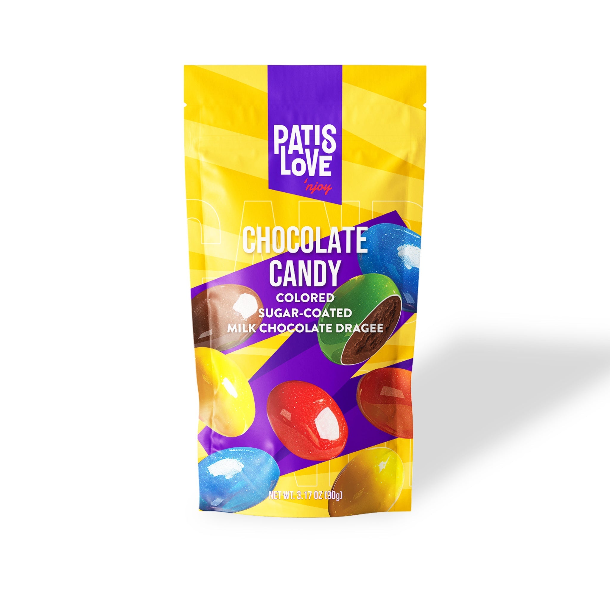 Patislove Colored Sugar-Coated Milk Chocolate Dragee